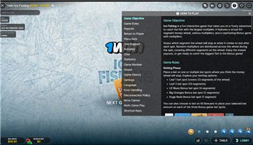Screenshot guida come si gioca Ice Fishing